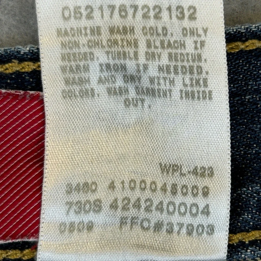 Levi's 514 Slim Straight Jeans Boys 16 Slim 26x28 Blue Denim 100% Cotton Classic